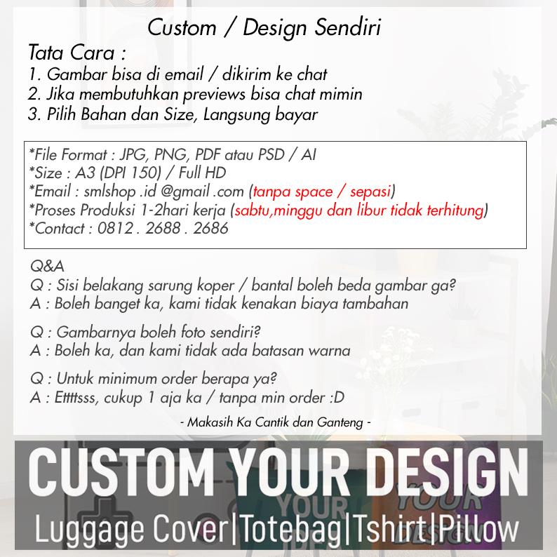 Bantal Dekorasi / Bantal Custom / Bantal Sofa - Cetak Bantal Gambar / Foto Sendiri