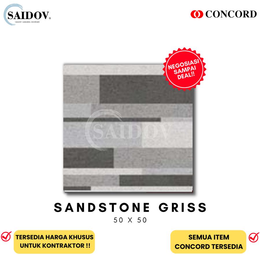 Concord Keramik Sandstone Griss 50x50