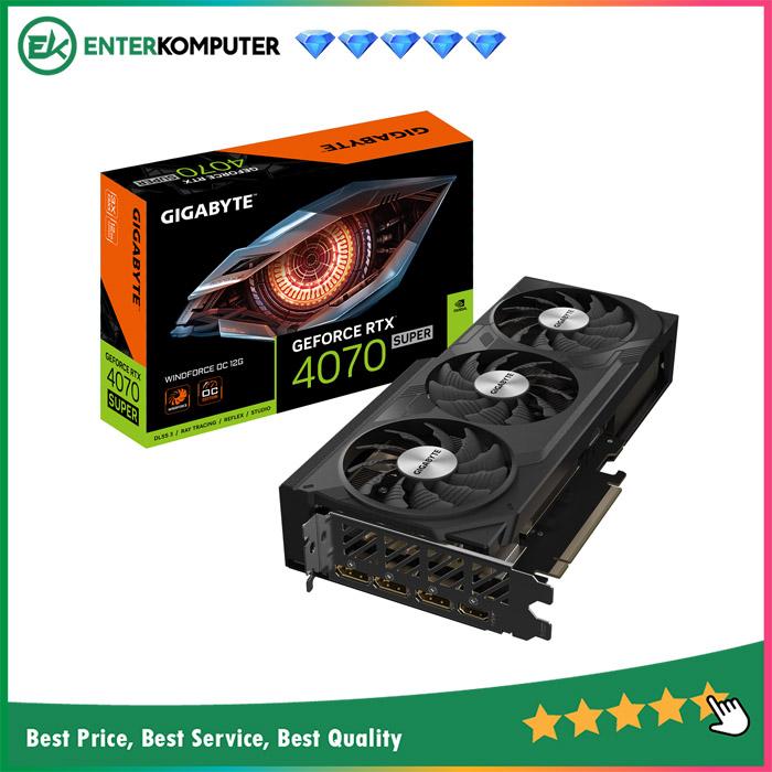 Gigabyte GeForce RTX 4070 SUPER 12GB GDDR6X WINDFORCE OC GV