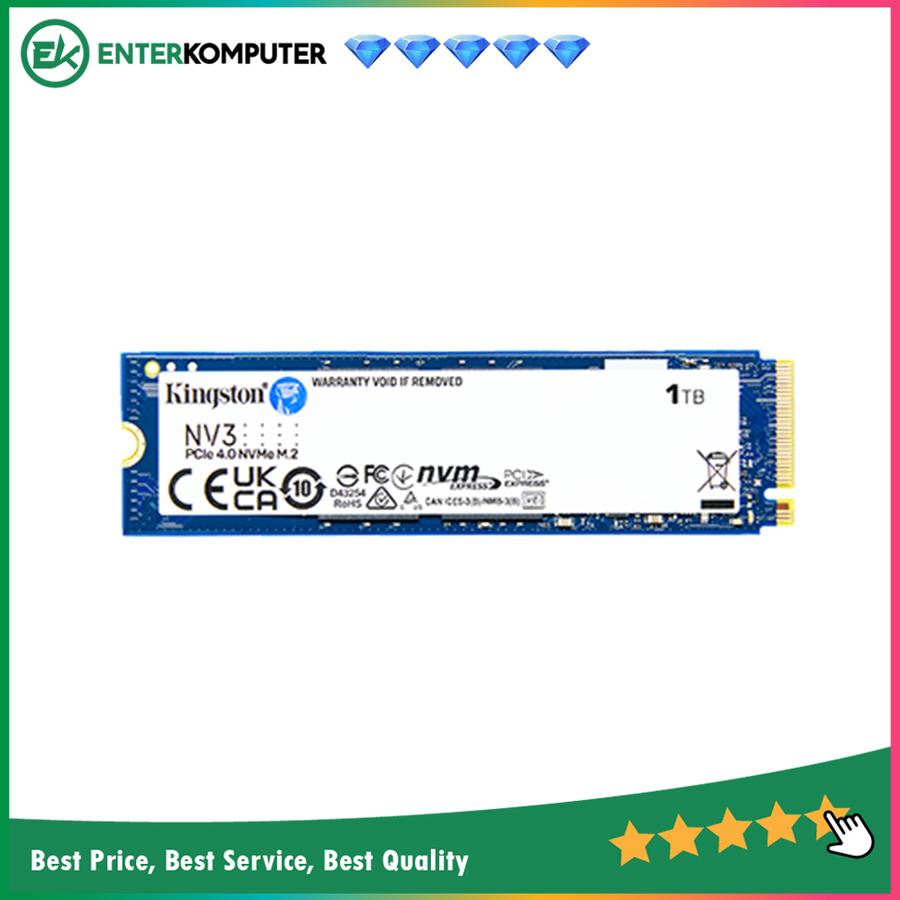 Kingston SSD NV3 1TB NVMe PCIe Gen x4 Enterkomputer