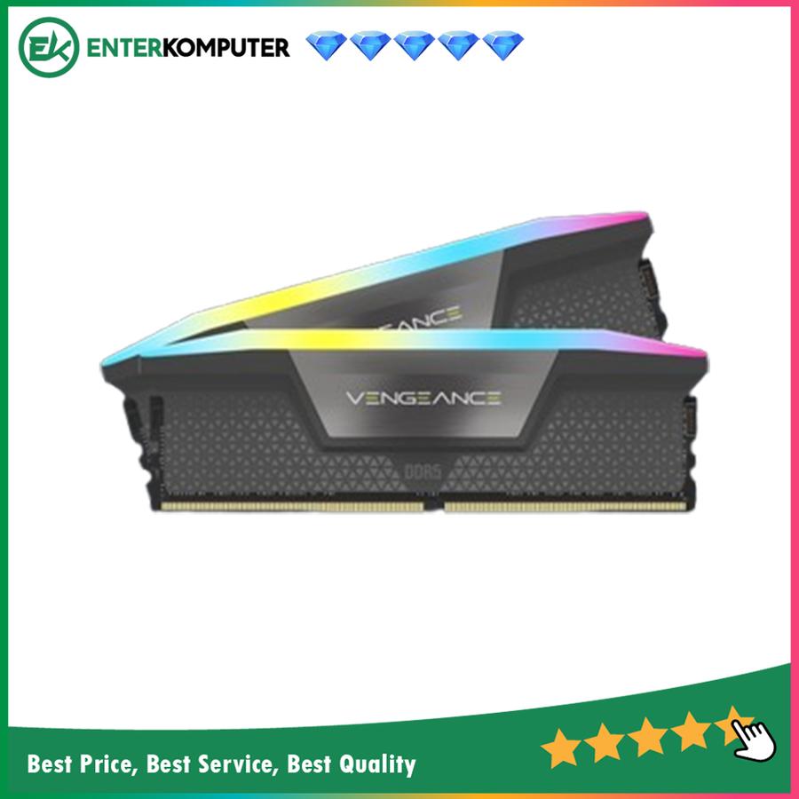 CORSAIR VENGEANCE DDR5 RAM 32GB (2 x 16GB) 6400Mhz C32 Computergeheugen - Wit (CMK32GX5M2B6400C32W
