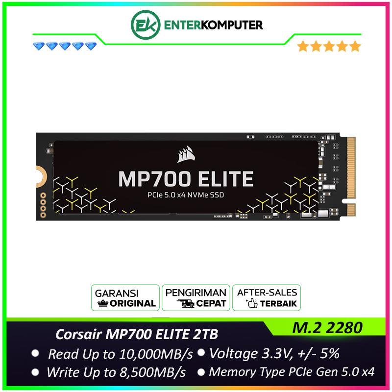 Corsair MP700 ELITE 2TB NVMe PCIe Gen5 x4 CSSD