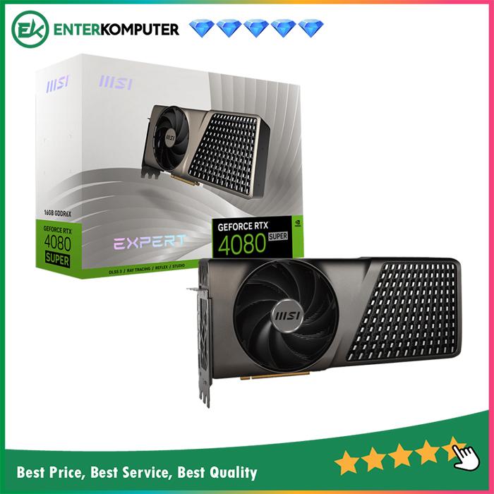 MSI GeForce RTX 4080 SUPER 16GB GDDR6X Expert Enterkomputer