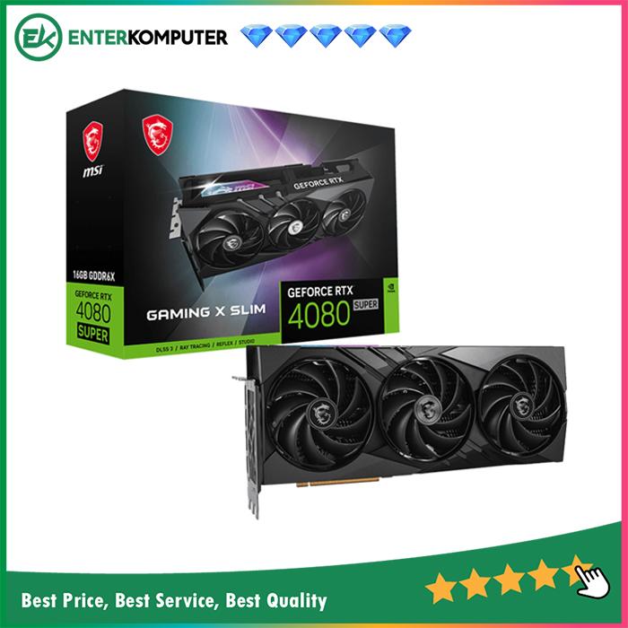 MSI GeForce RTX 4080 SUPER 16GB GDDR6X Gaming X Slim