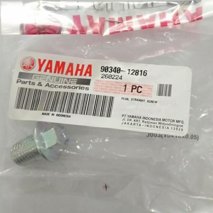 yamay0chan.1023出品 Genuine Parts Yamaha XMAX 300 2023-2024 Engine Plug Straight Screw