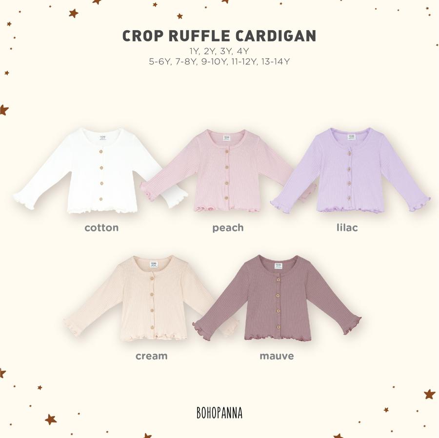 BOHOPANNA - CROP RUFFLE CARDIGAN - CARDIGAN ANAK PEREMPUAN