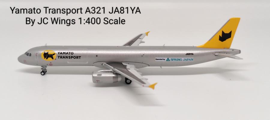 JC Wings 1/400 AIRBUS A321 JA81YA ヤマト運輸 ヤマト運輸 A321 JA81YA JCウィングス 1:400スケール | 個人輸入