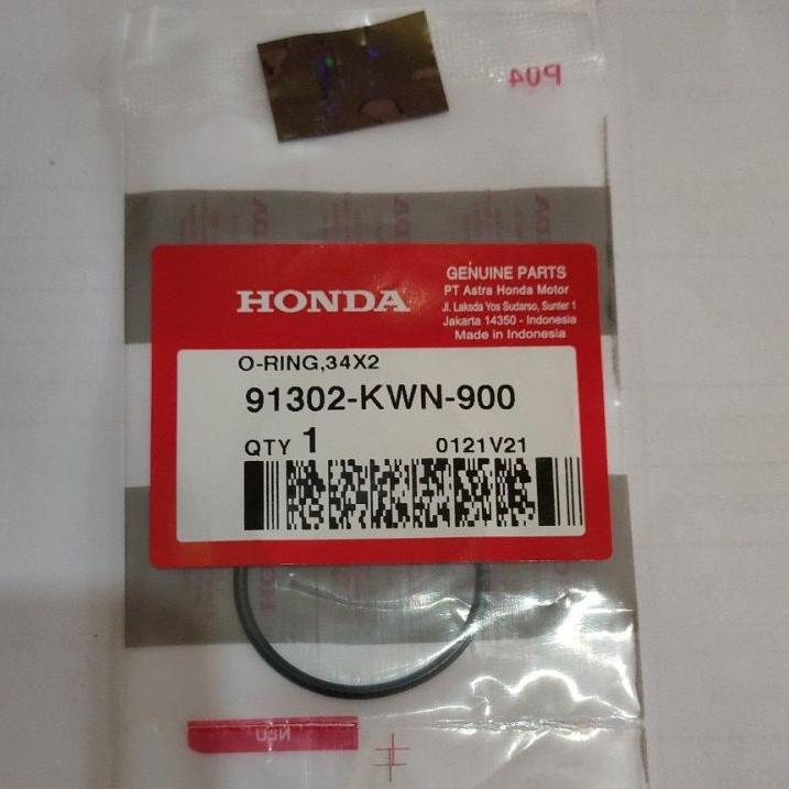 Genuine Parts Honda PCX 125 2010-2020 Water Pump O Ring Seal 34x2