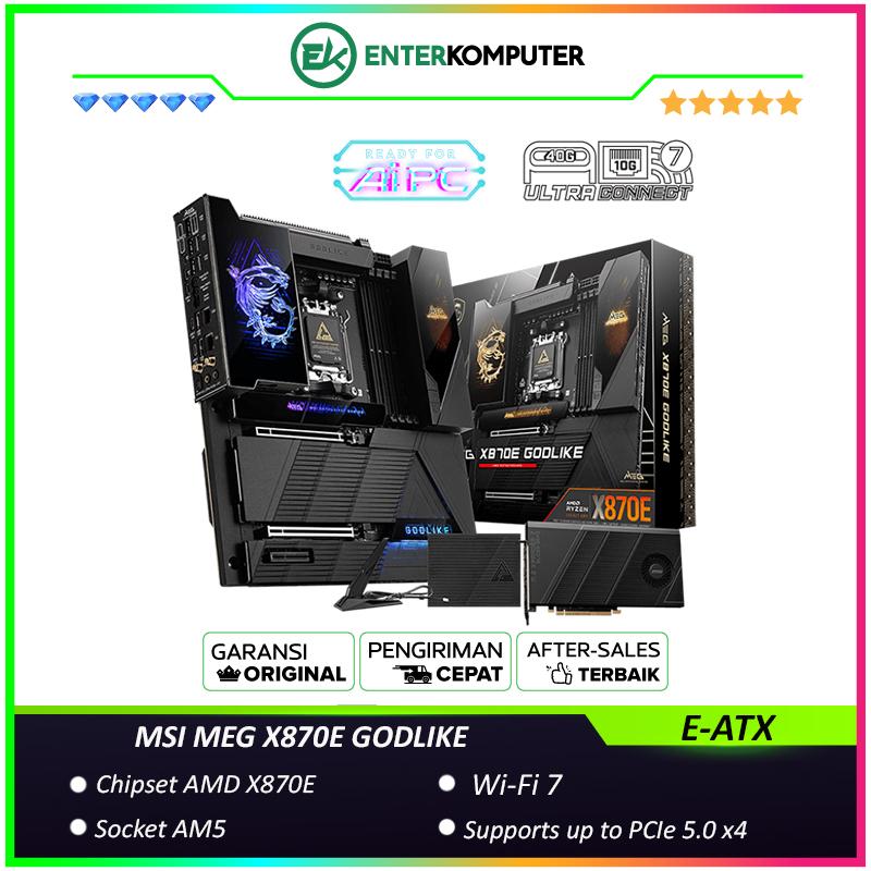 MSI MEG X870E GODLIKE (AM5, AMD X870E, DDR5, Type-C, SATA3