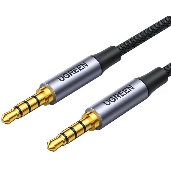 Kabel UGreen Aux 3.5mm Male to Male 4 Pole Audio Stereo 1Meter - 10648