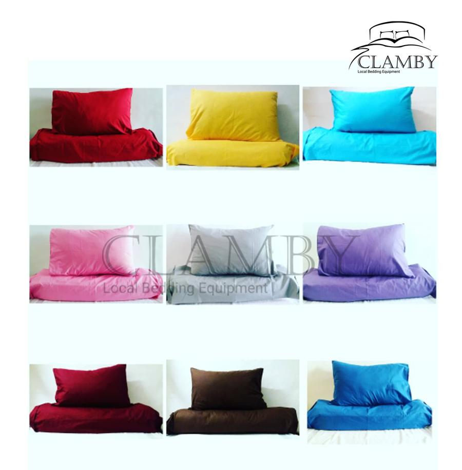Sarung Bantal & Sarung Guling Tidur - Putih
