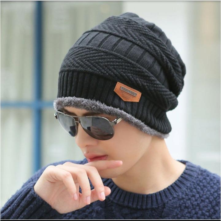 kupluk rajut beanie / topi pria import murah / topi winter lembut