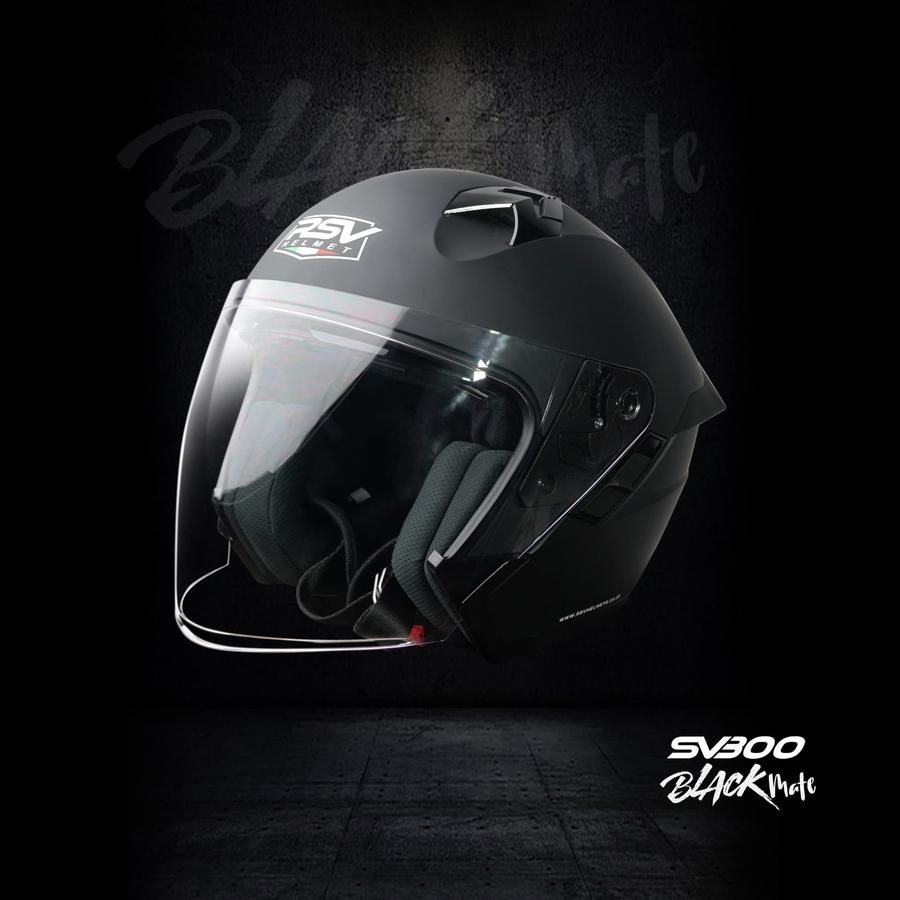 RSV SV300 BLACK DOFF DOUBLE VISOR