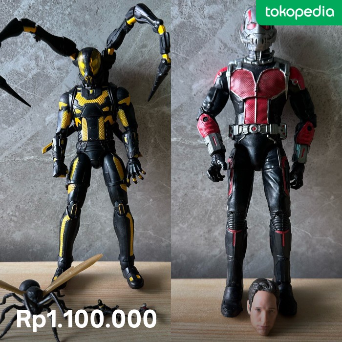 Marvel Legends 2 Pack Ant Man and Yellow Jacket Action Figure SECOND