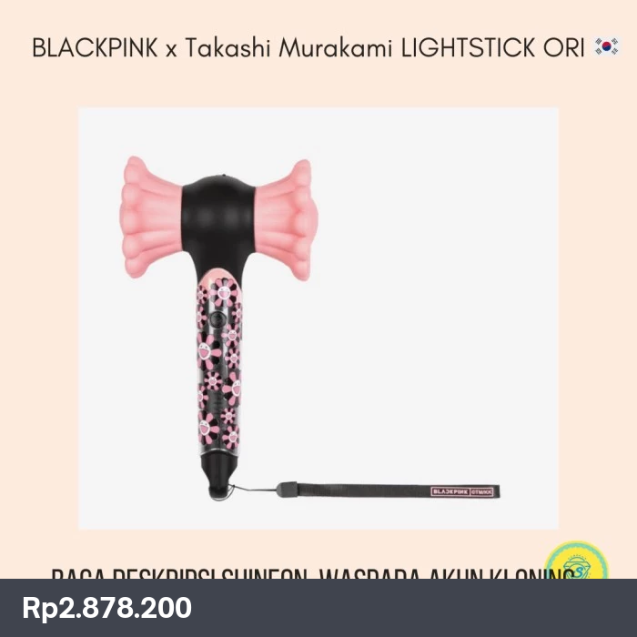 アイドル Takashi Murakami x BLACKPINK Light Stick Unboxing BlackPink x Takashi Murakami Limited Edition