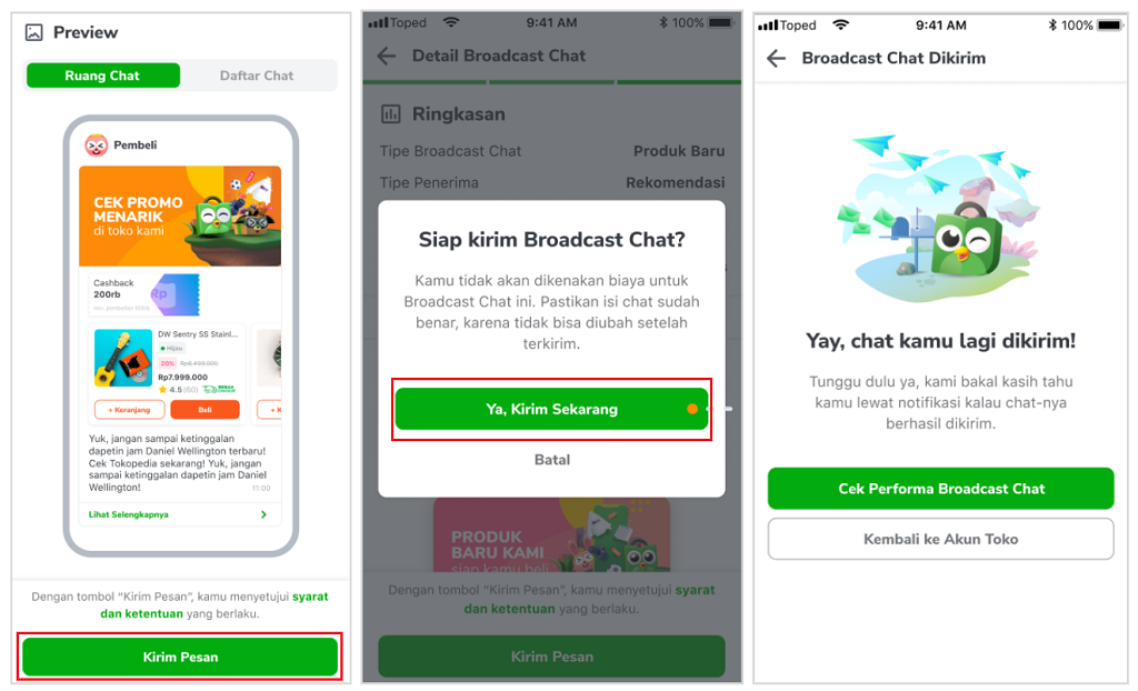 Apa Itu Broadcast Chat? Tokopedia Care